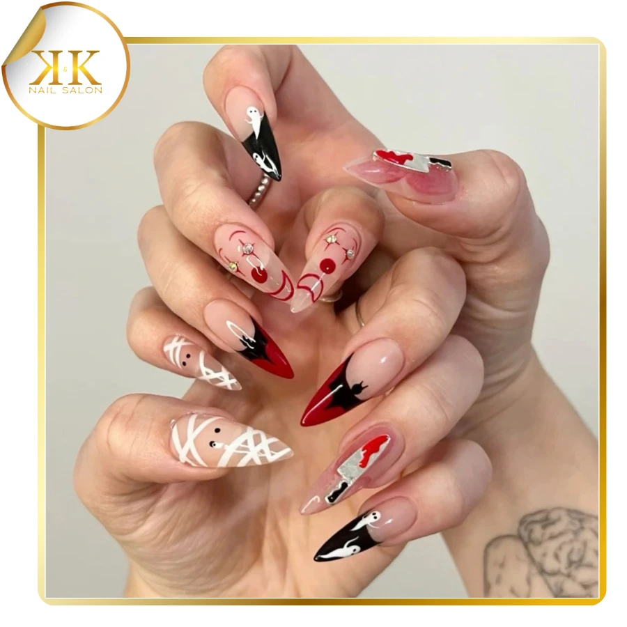 Ladies nails art